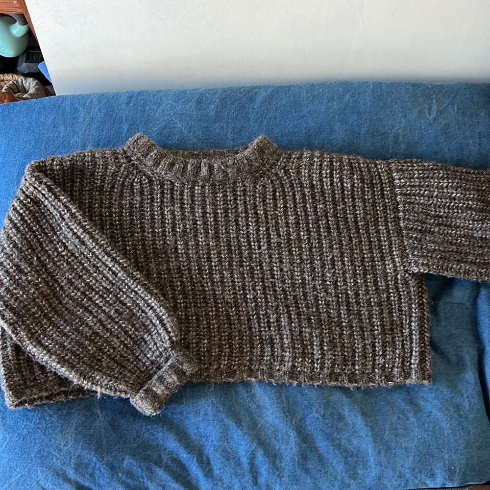 First Rite Alpaca cropped sweater